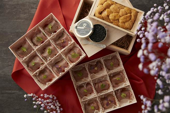 老乾杯推出「奢华双重馔玉和牛寿司膳」。（乾杯提供）