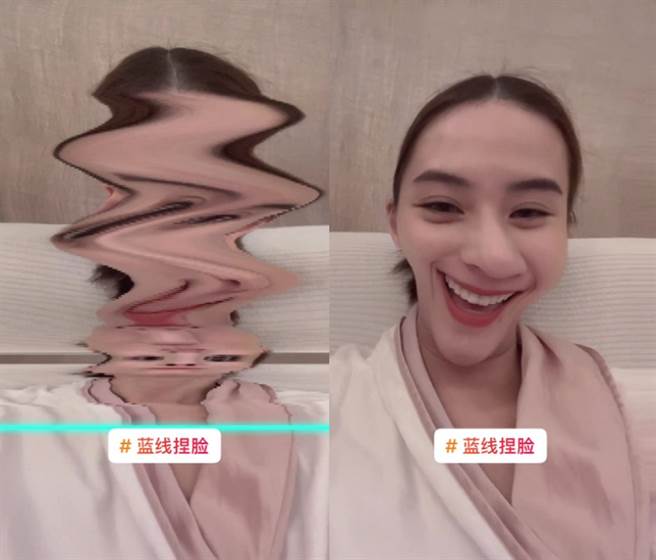 何超莲就是扮丑也让许多网友称讚还是看得出很漂亮。(图/ 摘自何超莲微博)