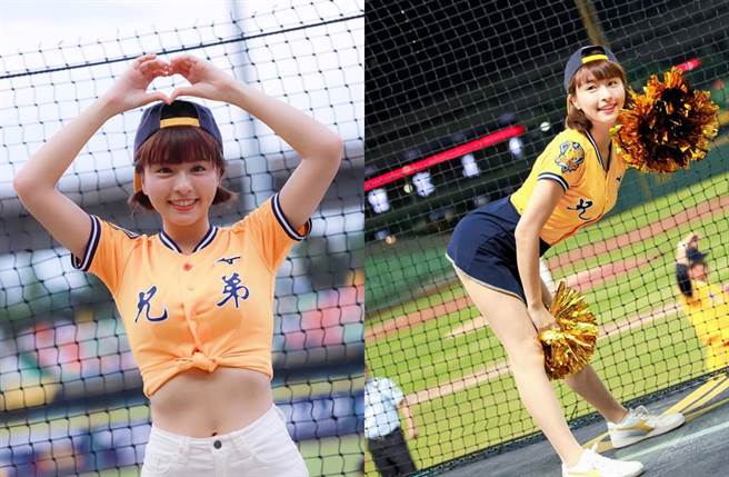 峮峮之前常穿这件球衣在场边加油。(图／撷取自峮峮脸书)