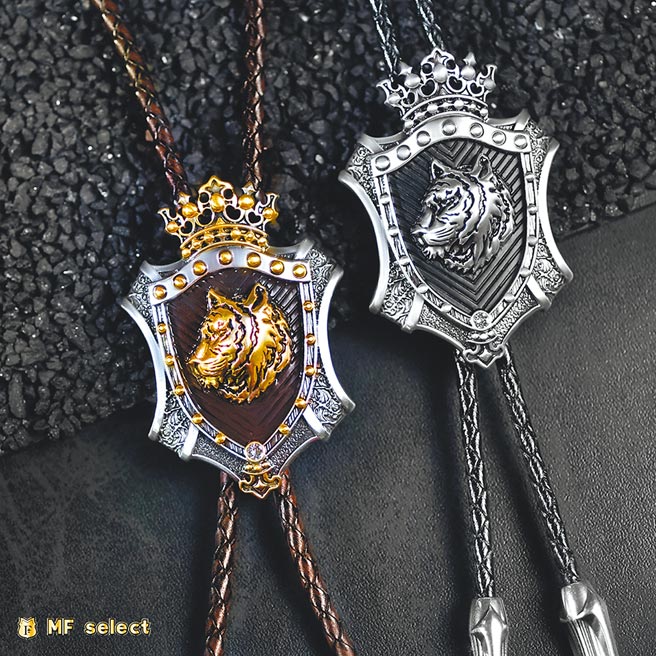 MF select虎年饰品，復古风格保罗领带。图／MF select提供