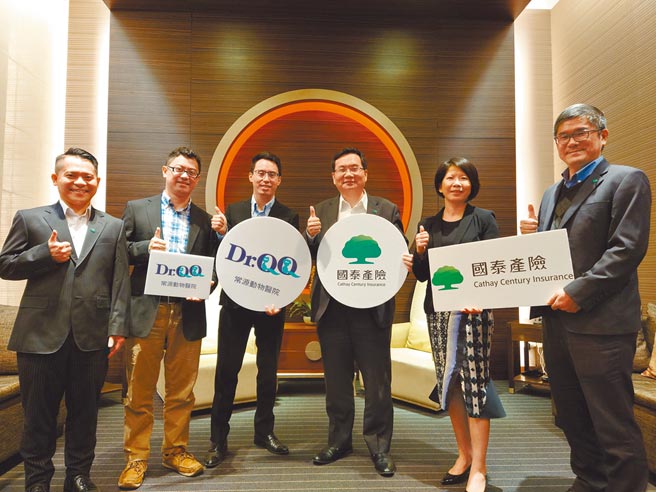 国泰产险宠物险「理赔金抵缴医疗费用服务」即日起开始上线。图／国泰产险提供