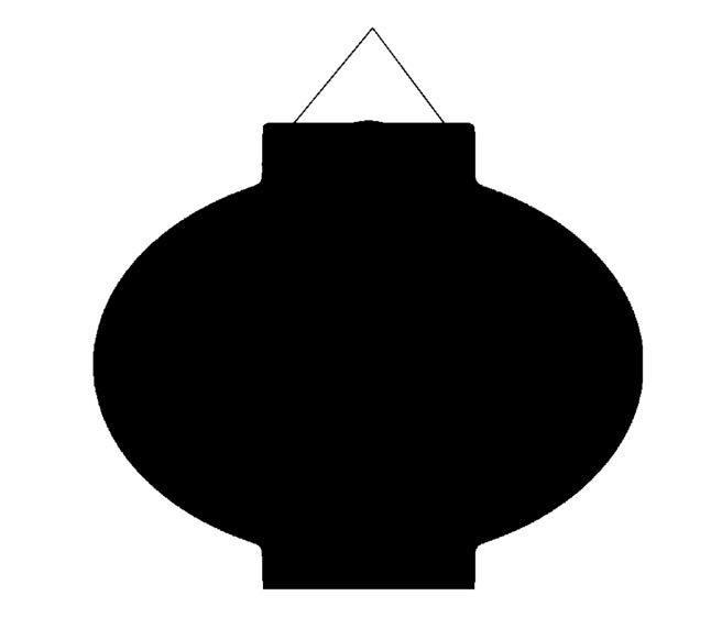 台南「月之美术馆」特展作品之一《点亮‧平安》，挂满暖黄灯笼，成为盐水小镇亮点。（台南市政府提供／张毓翎台南传真）