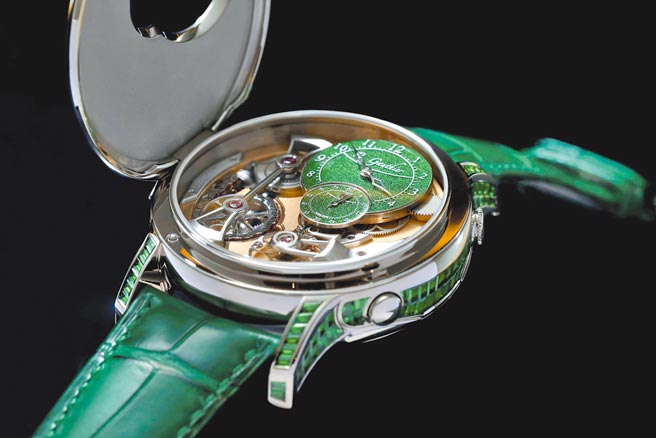 Romain Gauthier为台湾VIP订制打造Logical one Secrect腕表，耗时一年才完成，全球独一无二款，1260万元。（瑞博品提供）