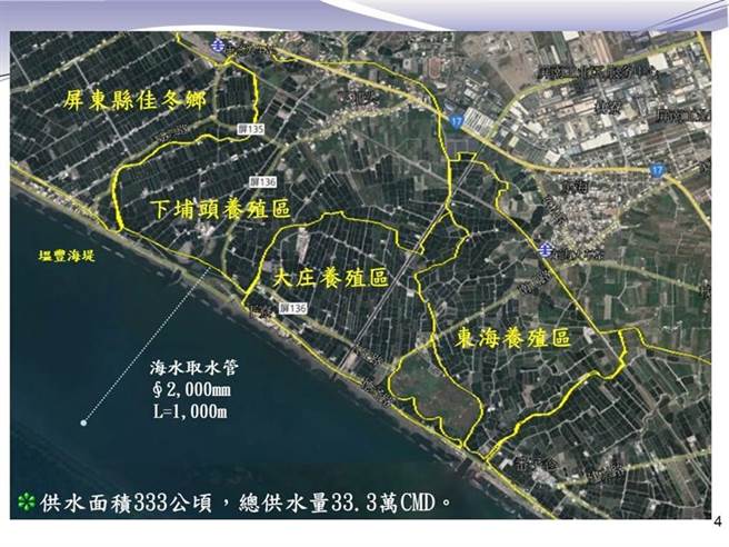 （供水系统。图／渔业署提供）
