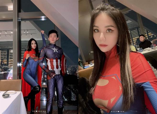 蕾菈辣扮超人，性感身材被看光。(图/ 摘自蕾菈IG)