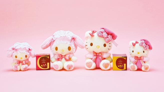 巧克力名牌GODIVA与风靡全球的Hello Kitty合作。（三丽鸥提供）