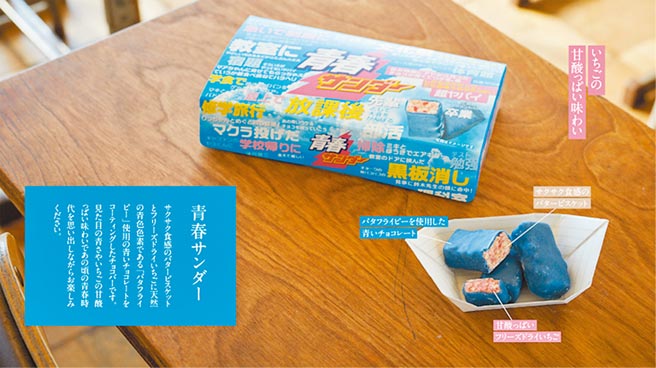 「青春雷神」独特呈现青春酸甜滋味。（有乐制菓提供）