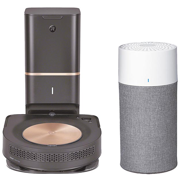 远百信义A13 iRobot-Roomba s9＋扫地机器人，原价7万8999元，特价5万9880元（限量15组），加赠Blueair 3210空气清净机。（远百提供）