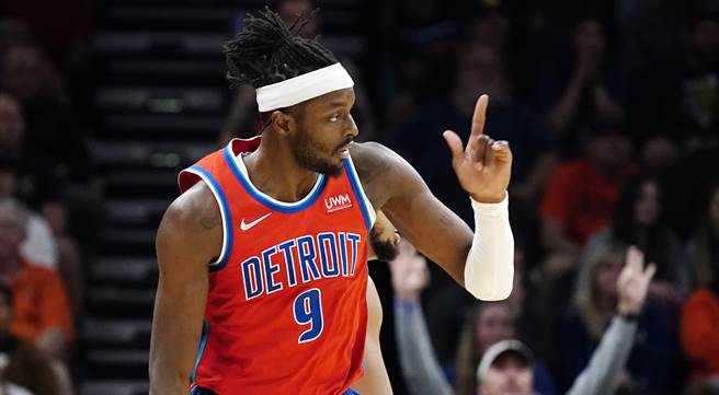 湖人惨遭活塞拒绝(美联社资料照)