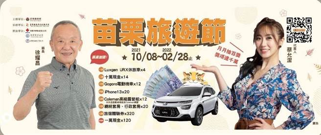 苗栗县政府APP可及时获得县内各项旅游资讯。（苗栗县警局提供／谢明俊苗栗传真）