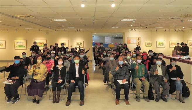 中市大墩文化中心推出「孙少英谈美－水彩画美感经验大展」。（台中市文化局提供／陈淑芬台中传真）