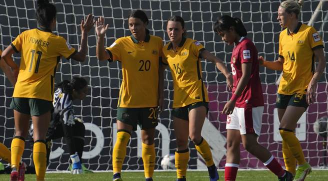 澳洲展现凶猛火力(美联社资料照)