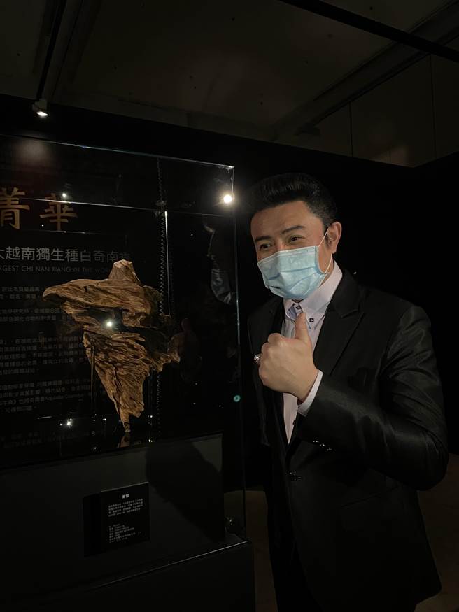 全球第二大12A级越南老奇南香，重达2900公克。（张亦惠摄）