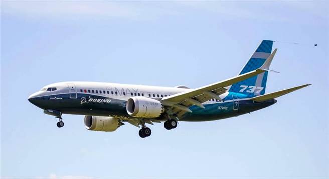 波音737 MAX機型。（波音公司官網）