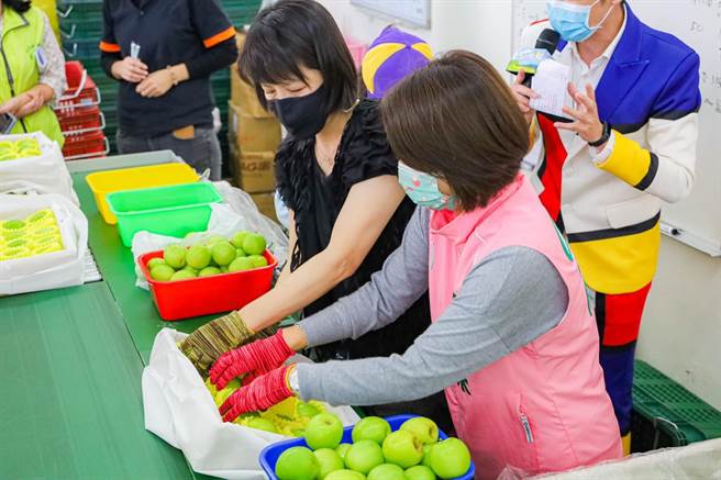 莲雾、蜜枣低温宅配爆量，周春米协调邮局出车「早上收傍晚到」。（周春米团队提供／谢佳潾屏东传真）
