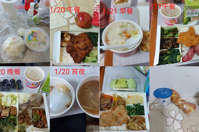 原PO表示，点心跟晚餐一起送到，一时之间根本吃不完，又没冰箱冷藏或是加热，最后很多食物只能丢垃圾桶。（图／翻摄自脸书《爆怨公社》）