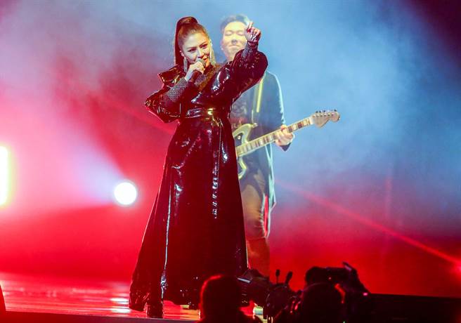 艾怡良今在北流舉辦演唱會。（粘耿豪攝）