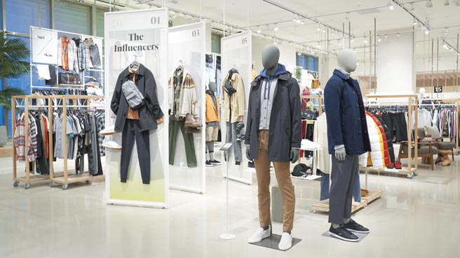 亚马逊运用高科技颠覆传统营运模式，包括靠演算法提供顾客穿搭建议，打造有「魔法衣柜」之称的试衣间。图／美联社