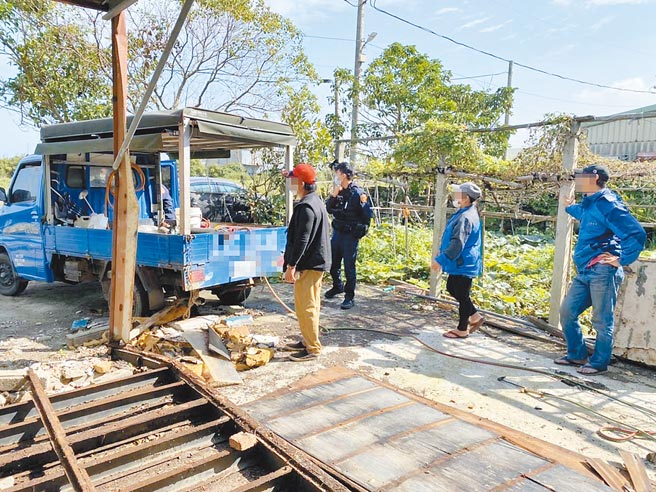 桃园航空城去年11月进入实质动工，截至20日已有929件房屋腾空点交，窃贼也将歪脑筋动到空屋上，窃案频传。（大园警分局提供／陈梦茹桃园传真）