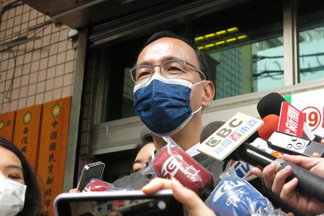 疫情延烧 朱立伦：破口一再重复。（叶德正摄）