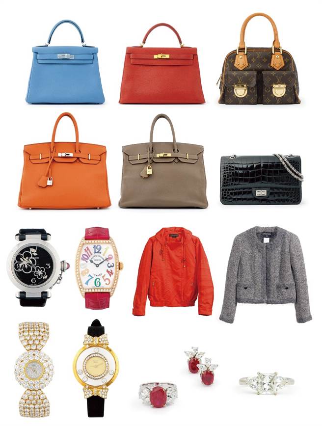 帝图艺术拍卖主办「罗霈颖藏品公益拍卖会」，1月26日于台北W饭店盛大举办，罗霈颖珍藏爱马仕、香奈儿等名牌高级手袋及名表等全数将5,000元起拍。（图／帝图艺术拍卖提供）