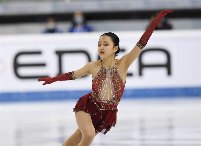 大陸花式滑冰女將朱易獲選參加北京冬奧。（新華社資料照）