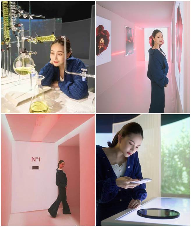 昆凌宣布怀孕后首露面。（图／微博）