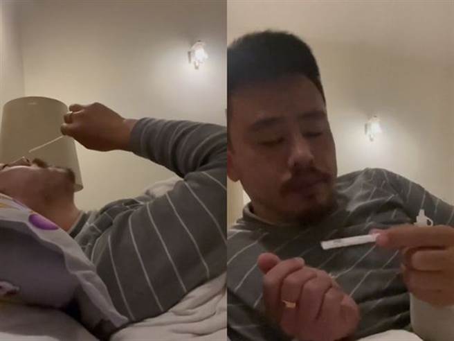 刘庸确诊新冠肺炎。(图/翻摄自抖音)