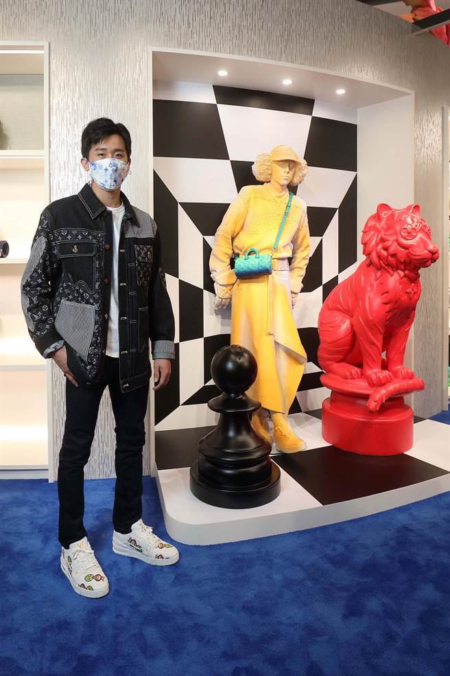 鞍馬小王子李智凱。（Louis Vuitton提供）