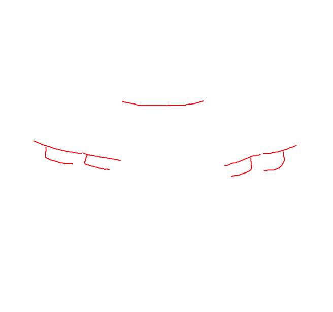 民眾用小画家简易画出车尾造型，希望能神出车种。（图／翻摄自PTT）