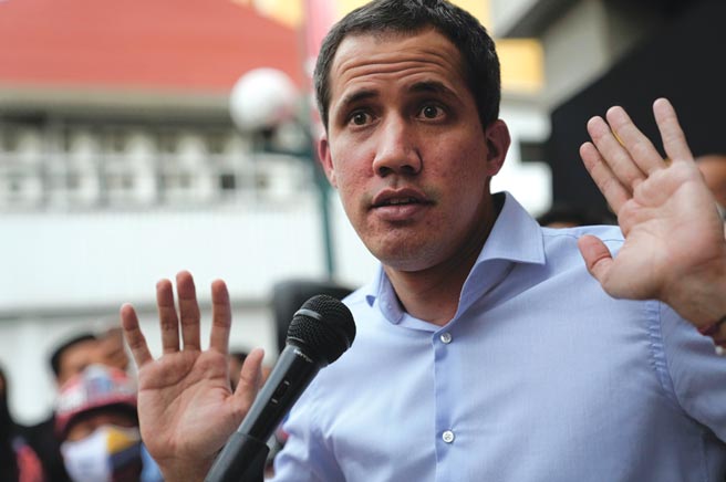 反對派領袖瓜伊多圖╱美聯社