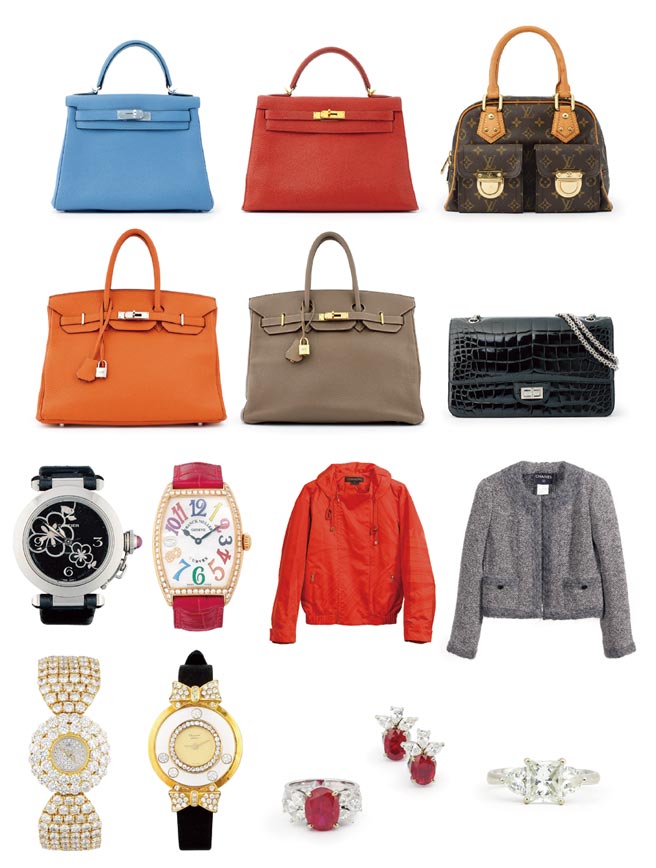 帝圖藝術拍賣主辦「羅霈穎藏品公益拍賣會」，1月26日於台北W飯店盛大舉辦，羅璧玲珍藏愛馬仕、香奈兒各名牌高級手袋及名錶等全數將5,000元起拍。圖／帝圖藝術拍賣提供