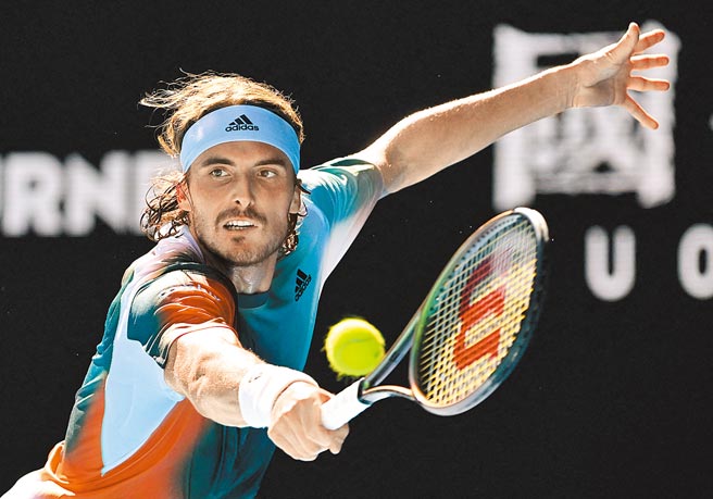 希腊名将西西帕斯闯入澳网男单16强。（路透）