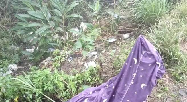 BMW凌晨過彎不慎墜山谷成廢鐵，所幸車上2男2女僅輕傷。(翻攝照片／蔡依珍桃園傳真)