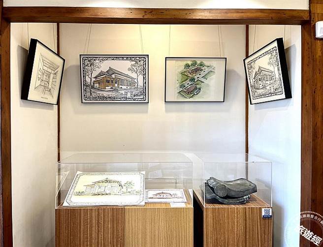 南大路警察宿舍开馆首展邀请国宝级古蹟学者兼建筑画家李乾朗教授，展出超过30幅珍贵大型手稿并搭配互动体验。