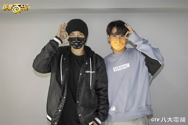 陳零九探班羅志祥。（寬宏藝術提供）