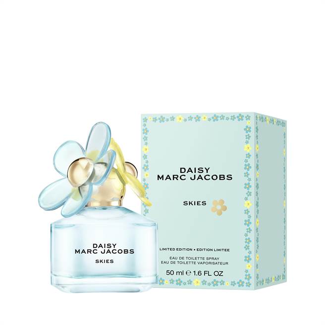 Marc Jacobs小雛菊天空之鏡限量版淡香水50ml，2900元。（Marc Jacobs提供） 