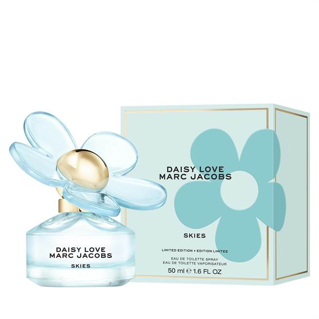Marc Jacobs親愛雛菊天空之鏡限量版淡香水50ml，2900元。（Marc Jacobs提供）