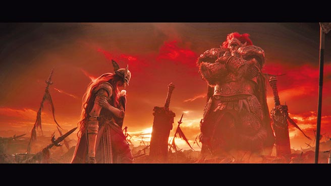 2022年第一季游戏《艾尔登法环》。（万代南梦宫娱乐提供）