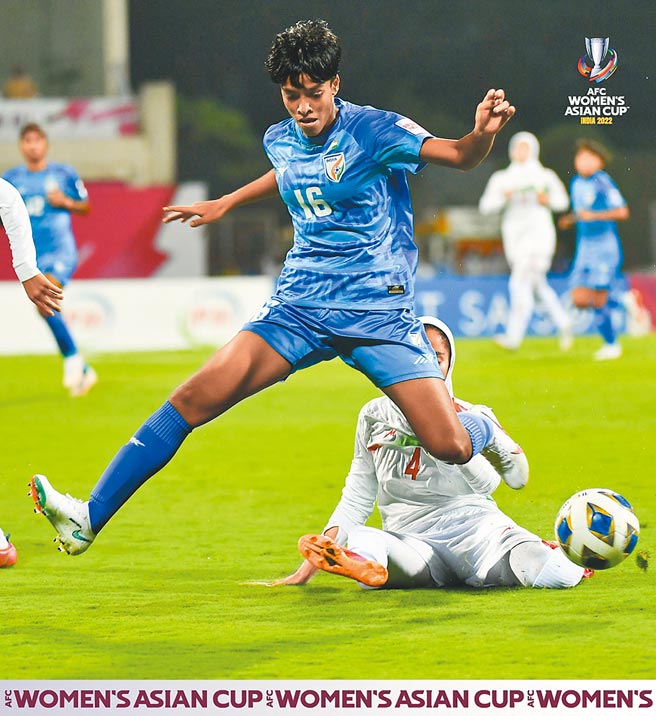 印度女足傳出雙位數球員確診，可出賽人數無法湊足亞足聯規定的13人下限，對中華隊的亞洲盃比賽遭到取消。（亞洲盃官方臉書翻攝）