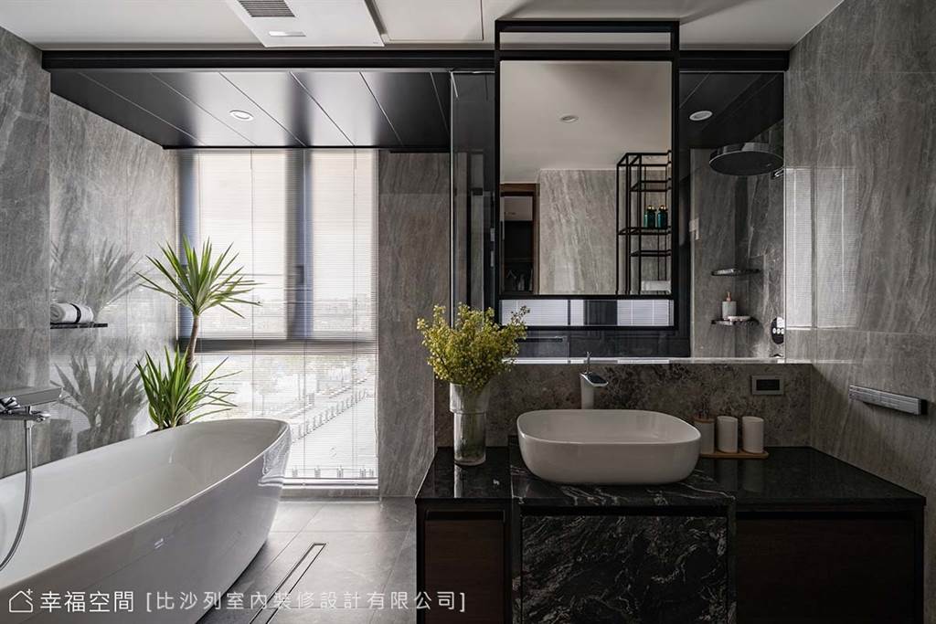 10款療癒系衛浴空間設計 靜享沐浴好光景(圖片提供／比沙列室內裝修設計有限公司)  