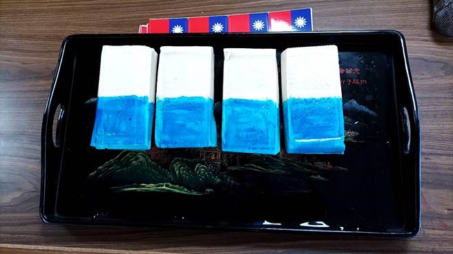 新党做「蓝白豆腐」要送国民党立委蒋万安。（新党提供）