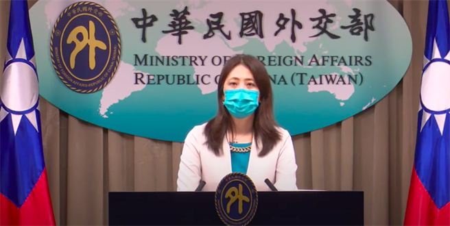 外交部发言人欧江安。（取自外交部直播）