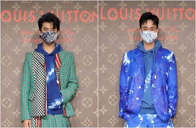 陈柏霖、刘冠廷日前出席LV展。（图／LV提供）