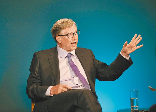 盖兹基金会联席主席比尔盖兹向中国人拜年，并讚扬中国的防疫表现。（新华社）