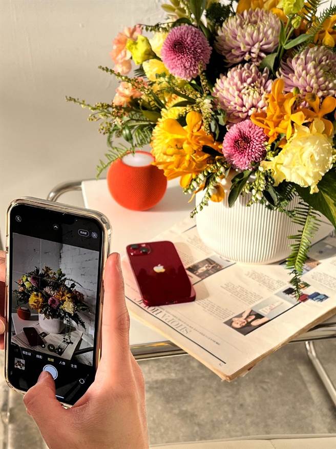 iPhone拍出网美花艺美学 宅家也能感受春意生气（苹果提供）