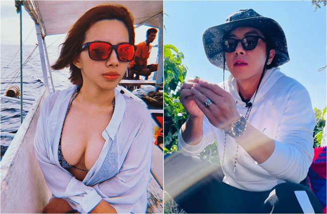 表特版正妹「Tingyau」，被网友说撞脸坤达。(取材自u_tingya IG、hsieh_kunda IG)