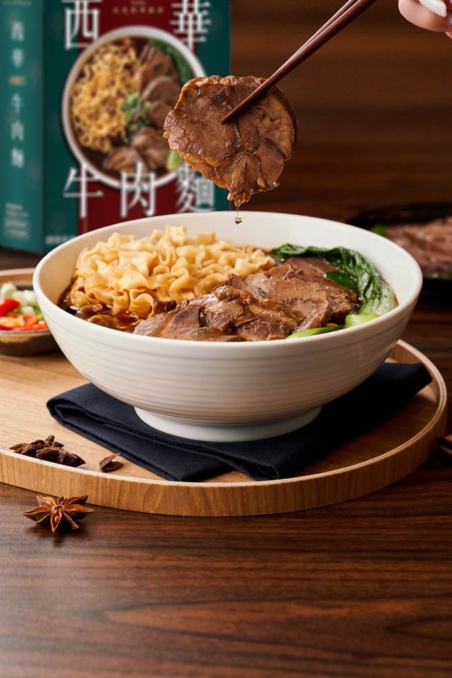 即日起開放西華牛肉麵預購。(戴志揚翻攝)