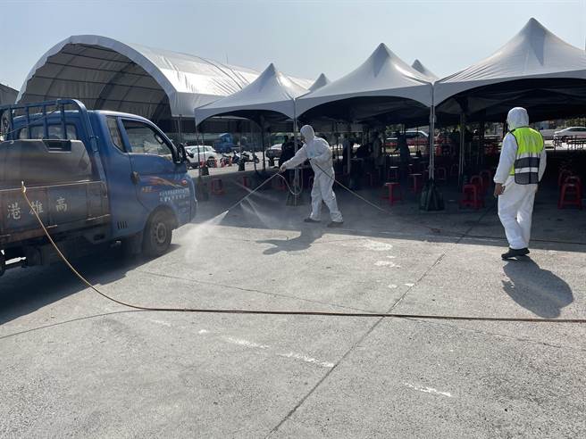 台湾港务公司表示，继25日执行登船管理强化措施后，今日所有登船人员下船后均须快筛。（台湾港务公司提供／陈佑诚传真）