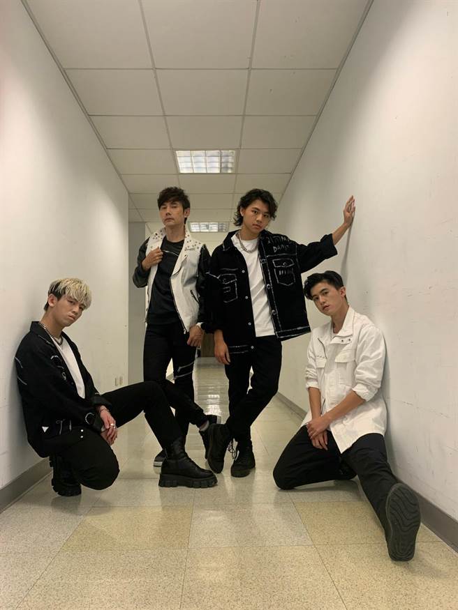 男团「B.T.O.D」日前与包伟铭（左二）合作尬舞，默契十足。（宽宽整合行销提供）